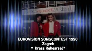 Maywood  quotIk wil alles met je delenquot  Dress Rehearsel EUROVISION 1990 [upl. by Ardnaskela816]