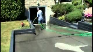 Resurfacing Driveway Color Asphalt Sealer Coating quotSuperCoatquot Sealcoating [upl. by Friederike]