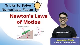 Physics Numerical  Newtons Laws of Motion  Class 11  Unacademy NEET  Mahendra Sir [upl. by Annahsar]