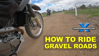 How to ride gravel roads cornering braking body position and bike setup︱Cross Training Adventure [upl. by Starinsky]