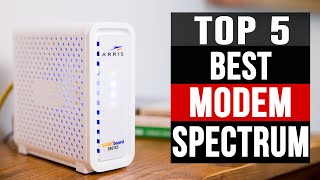 TOP 5 Best Modems for Spectrum Highly Compatible amp Approved Models [upl. by Sewoll]