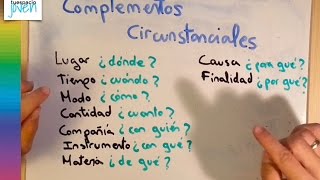 Complementos circunstanciales [upl. by Evered]