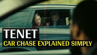 TENET 2020 TALLINN CAR CHASE EXPLAINED  Illustrated breakdown [upl. by Ezri]