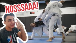 ERBERTH SANTOS FOI ROLAR NA ACADEMIA DE UM MONSTRO DO JIUJITSU [upl. by Breena]