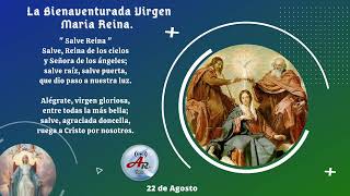 Salve Reina Hinmo de las Completas  Música Padre Alvaro Santamaría Díaz [upl. by Airretnahs]