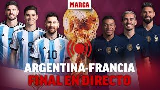 Argentina campeón del Mundial de Qatar 2022 reacciones EN DIRECTO [upl. by Japeth]