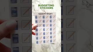 budgeting stickers 💵 shorts budget stickers [upl. by Rma]