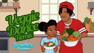 Veggie Dance Remix ft 2Rare  Eating Healthy with Gracie’s Corner  Kids Song  Nursery Rhymes [upl. by Sayres]