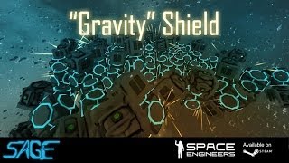 Space Engineers quotGravityquot Shield [upl. by Ahsaeyt]