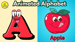 Abcd  Animated Alphabet  Phonics  A for apple B for ball Phonics sounds of alphabets  abcd song [upl. by Arramas]