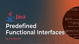 Java Predefined Functional Interfaces Consumer supplier Function Predicate Comparator [upl. by Ainet]