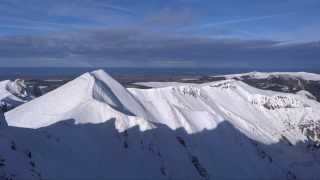 Le Mont Dore de la piste verte au ski de couloir [upl. by Arretak]