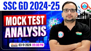 SSC GD 202425 Mock Test  SSC GD Mock Test Analysis  SSC GD 3 Nov Mock Test Solution By Ankit Sir [upl. by Handel367]