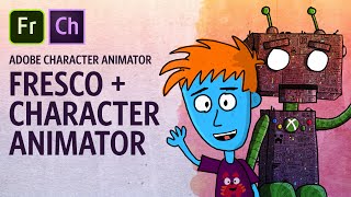 Adobe Fresco  Character Animator Workflow Adobe Character Animator Tutorial [upl. by Sheley689]