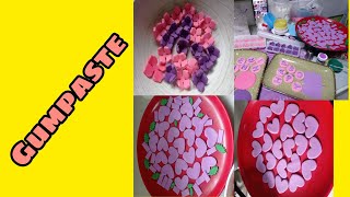 How to make easy gumpaste Gumpaste HowToMakeGumpaste EdibleGumpaste SampleGumpaste [upl. by Ddart55]