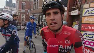 Mikel Landa  Entrevista a la salida  La Flèche Wallonne 2023 [upl. by Tuinenga25]