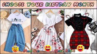 Choose🌹 Your Birthday💦 Month ampSee Your Beautiful Hot Skirts👗skirt chooseyourmonth dress trending [upl. by Alyda331]