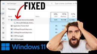 Fix Antimalware Service Executable High CPU and Memory Usage on Windows 11 [upl. by Maighdiln]