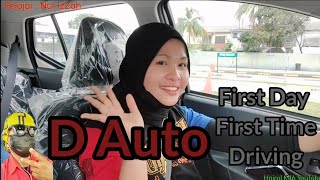 D Auto first time latihan memandu KPP02 oleh adik Nur Izzah [upl. by Ycinuq913]