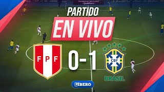 PERÚ 0  1 BRASIL por la fecha 2 de las Eliminatorias Sudamericanas 2026 [upl. by Yziar]