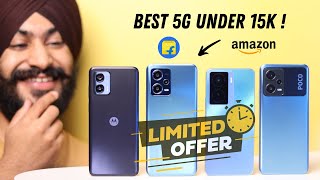 Top 5 Smartphone To Buy Under ₹15000 In Amazon And Flipkart Sale 2023 [upl. by Marvel]