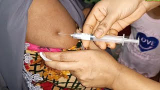 Arm injection IM Soma Ject Injection Push √√ Injection Video জন্মবিরতিকরণ ইনজেকশন 24 Ep 68 [upl. by Hareehahs660]