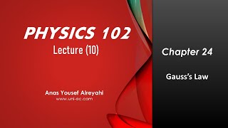 Electronics ONLINE Lectures  Chapter 2 33 serway  lecture 10 [upl. by Odlavso255]