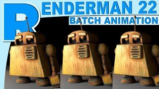 Renderman 22 Batch Rendering Tutorial [upl. by Neisa]