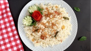 বাবুর্চি স্টাইলে বিয়ে বাড়ির পোলাউ  Plain Polau Recipe Bangla  Biye Barir Polao  Pulao [upl. by Asilahs719]