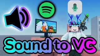 How To Play Sound Through Your Mic Roblox Voice Chat [upl. by Odnolor]