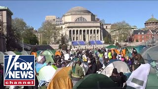 Columbia negotiating with antiIsrael protesters as they refuse to vacate [upl. by Saphra875]