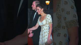 Former Kate Middleton stuns in glamorous white and gold gown at the BAFTA Awards in 2020 [upl. by Ard68]