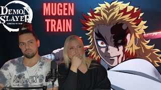 SET YOUR HEART ABLAZE RENGOKU  Demon Slayer  Mugen Train Reaction SUB Deniz amp Masha [upl. by Flemings]