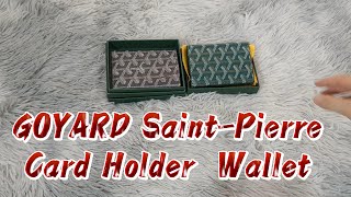 GOYARD BAG Saint Pierre Card Wallet UNBOXING 2023 [upl. by Cand]