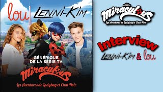 Miraculous Lou amp LenniKim Interview🐞🐾 [upl. by Ardnuhsed]