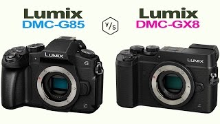 Panasonic Lumix G85 vs Panasonic Lumix GX8 [upl. by Paehpos945]