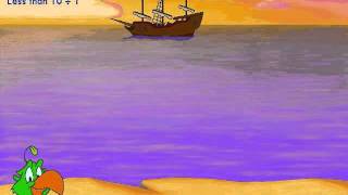 Reader Rabbit Math Music Pirate Splash 1 [upl. by Aicatsan]