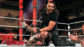 CM Punk vs Seth Rollins Raw Dec 30 2013 [upl. by Sevein]