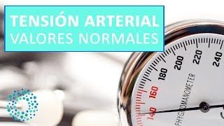 TENSIÓN ARTERIAL VALORES NORMALES [upl. by Remy]