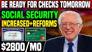 BE READY FOR CHECKS TOMORROW 2800MO BOOSTED CHECKS DEPOSIT CONFIRMED SOCIAL SECURITY INCREASE [upl. by Noivax]