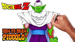 How to Draw Piccolo  Dragon Ball Z [upl. by Konstance]