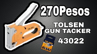 Tolsen Heavy Duty Gun Tacker Staple Gun 48mm 43022 [upl. by Clymer]