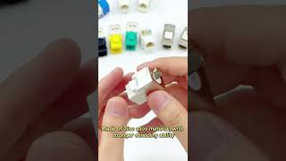 Terminate CAT6a Shielded Keystone Jacks [upl. by Bois971]