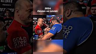 devon Larrt vs Levan arm wrestling east west match armwerstling motivation viral shorts [upl. by Raknahs250]