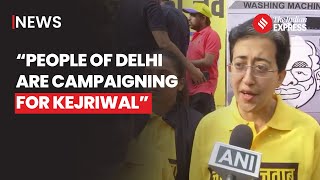 AAP Organizes Walk for Kejriwal In Solidarity With Arrested Delhi CM Arvind Kejriwal [upl. by Alysa408]