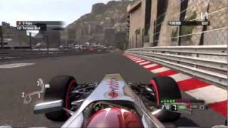 F1 2011 Time Trial Monaco WorldRecord 103829 [upl. by Orlando]