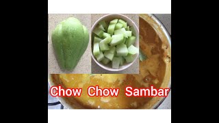 சௌ சௌ சாம்பார் I Sambar recipe In Tamil  Chow Chow Sambar  Pavi amp Nish [upl. by Wheaton]