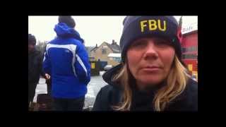 Rosie Tully of Stroud and Gloucestershire Fire Brigades Union speaks to Stroud Against the Cuts [upl. by Haidabej966]