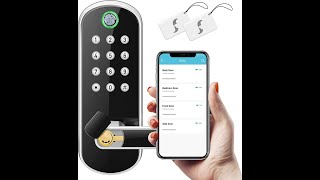 Sifely Smart Lock Keypad  Keyless Door Lock Fingerprint [upl. by Ahsimin]