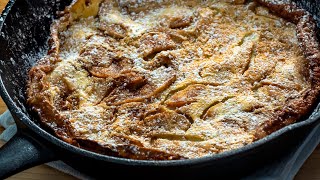 Apple Dutch Baby Pancakes  Dished Shorts [upl. by Tenaej]